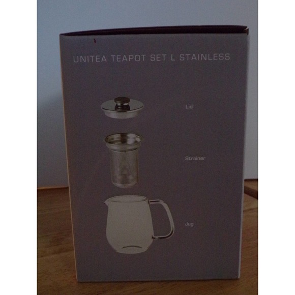 Kinto Unitea Teapot set L Stainless 8309 - Picture 2 of 5